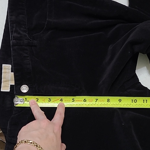 MICHAEL Michael Kors Black Boot Cut Corduroy Pants size 14 - Picture 8 of 8